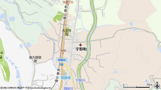 〒637-0003 奈良県五條市宇野町の地図