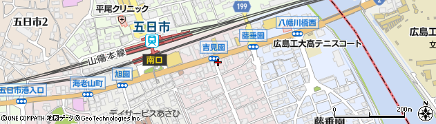 トヨタレンタリース広島五日市店周辺の地図