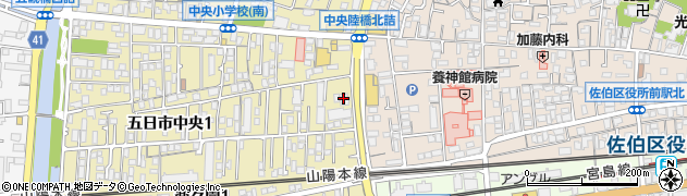 広島ガス西中国株式会社　五日市店周辺の地図