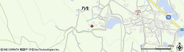 香川県坂出市王越町乃生507周辺の地図