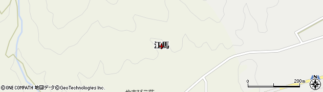 三重県大台町（多気郡）江馬周辺の地図