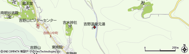 吉野温泉元湯周辺の地図