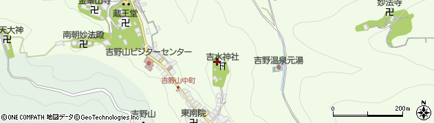 吉水神社周辺の地図