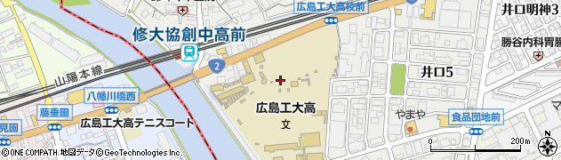 広島県広島市西区井口周辺の地図
