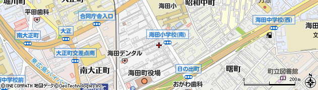 広島県海田町（安芸郡）南昭和町周辺の地図