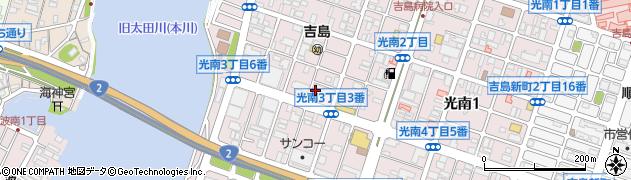 東京書店吉島店周辺の地図
