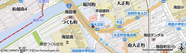 広島県海田町（安芸郡）堀川町周辺の地図