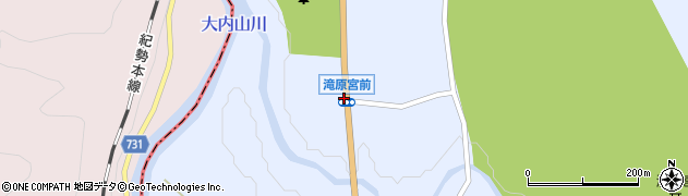 滝原宮前周辺の地図