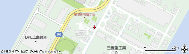 広島県広島市西区観音新町周辺の地図