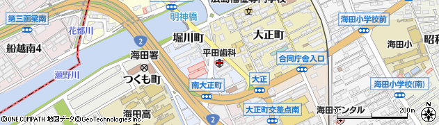 株式会社シティホーム　海田センター周辺の地図