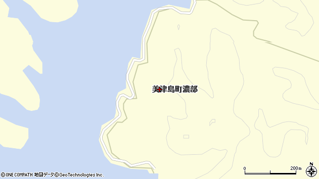 〒817-1104 長崎県対馬市美津島町濃部の地図