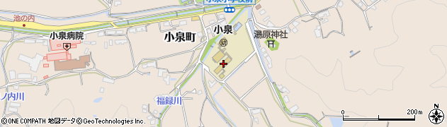 三原市立　小泉幼稚園周辺の地図