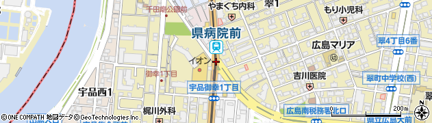 県病院入口周辺の地図