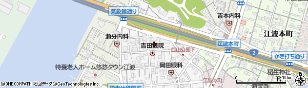 江波キリスト教会周辺の地図