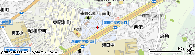 広島県海田町（安芸郡）幸町周辺の地図