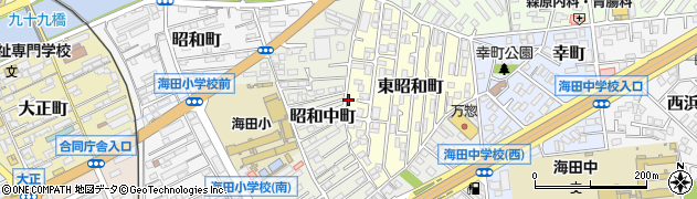 広島県海田町（安芸郡）東昭和町周辺の地図