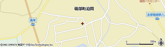 三重県志摩市磯部町迫間1305周辺の地図