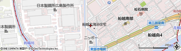 広島県広島市安芸区船越南周辺の地図