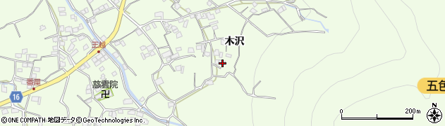 香川県坂出市王越町木沢266周辺の地図