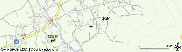 香川県坂出市王越町木沢231周辺の地図