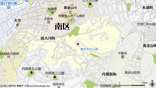 〒734-0043 広島県広島市南区南大河町の地図