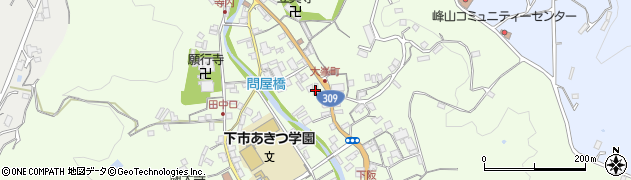 合気会奈良県支部・吉野下市道場周辺の地図
