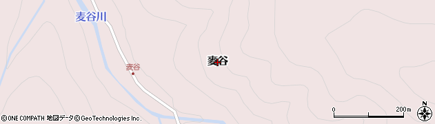 奈良県東吉野村（吉野郡）麥谷周辺の地図