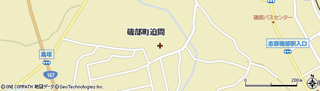 三重県志摩市磯部町迫間571周辺の地図