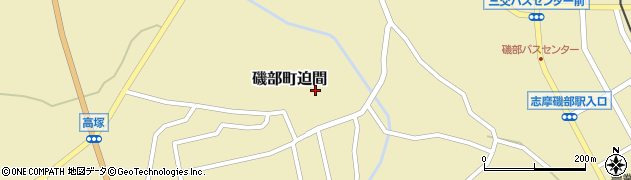 三重県志摩市磯部町迫間584周辺の地図