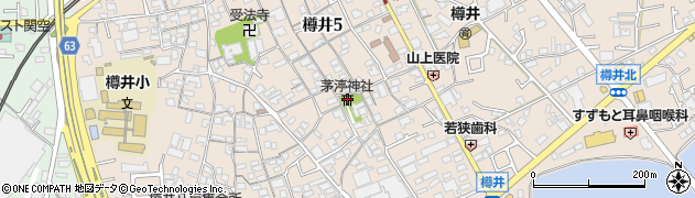 茅渟神社周辺の地図