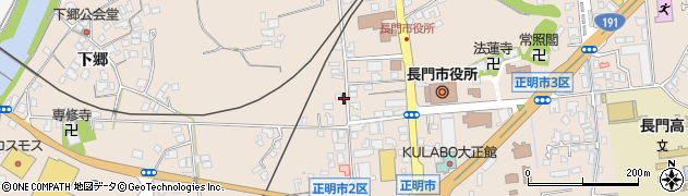 長門深川郵便局 ＡＴＭ周辺の地図