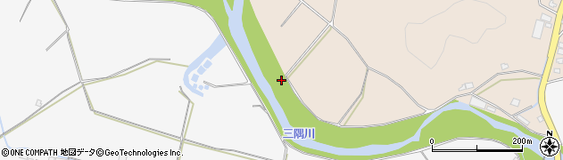 三隅川周辺の地図
