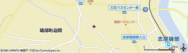 三重県志摩市磯部町迫間201周辺の地図