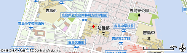 広島県広島市中区吉島東2丁目周辺の地図
