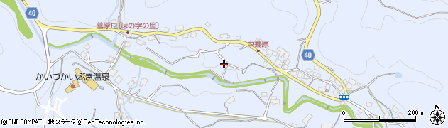 大阪府貝塚市蕎原597周辺の地図