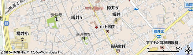 泉南市立樽井防災コミュニティセンター周辺の地図