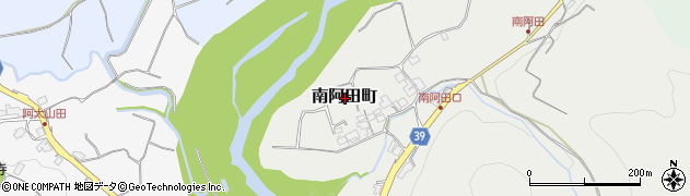 奈良県五條市南阿田町周辺の地図
