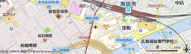 広島商銀海田支店周辺の地図
