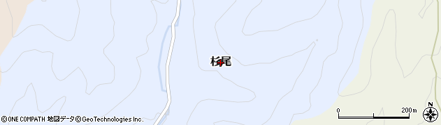 和歌山県橋本市杉尾周辺の地図