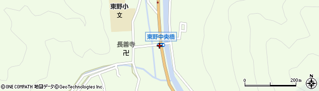 東野中央橋周辺の地図