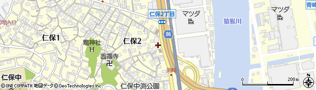 三浦千波税理士事務所周辺の地図
