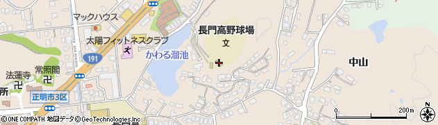 山口県長門市東深川緑ケ丘10063周辺の地図