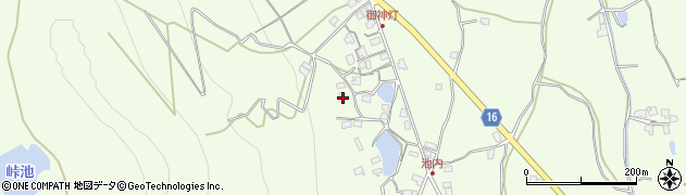 香川県坂出市王越町乃生258周辺の地図