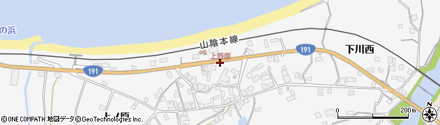 上野原周辺の地図