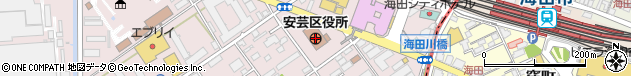 広島県広島市安芸区周辺の地図