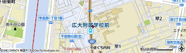 広島翠一郵便局 ＡＴＭ周辺の地図