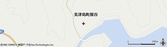 長崎県対馬市美津島町賀谷周辺の地図