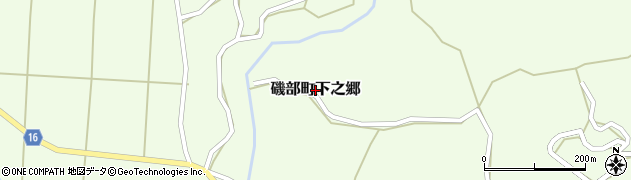 三重県志摩市磯部町下之郷周辺の地図