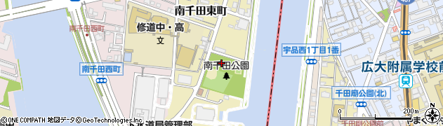 南千田公園周辺の地図