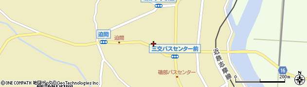 三重県志摩市磯部町迫間352周辺の地図